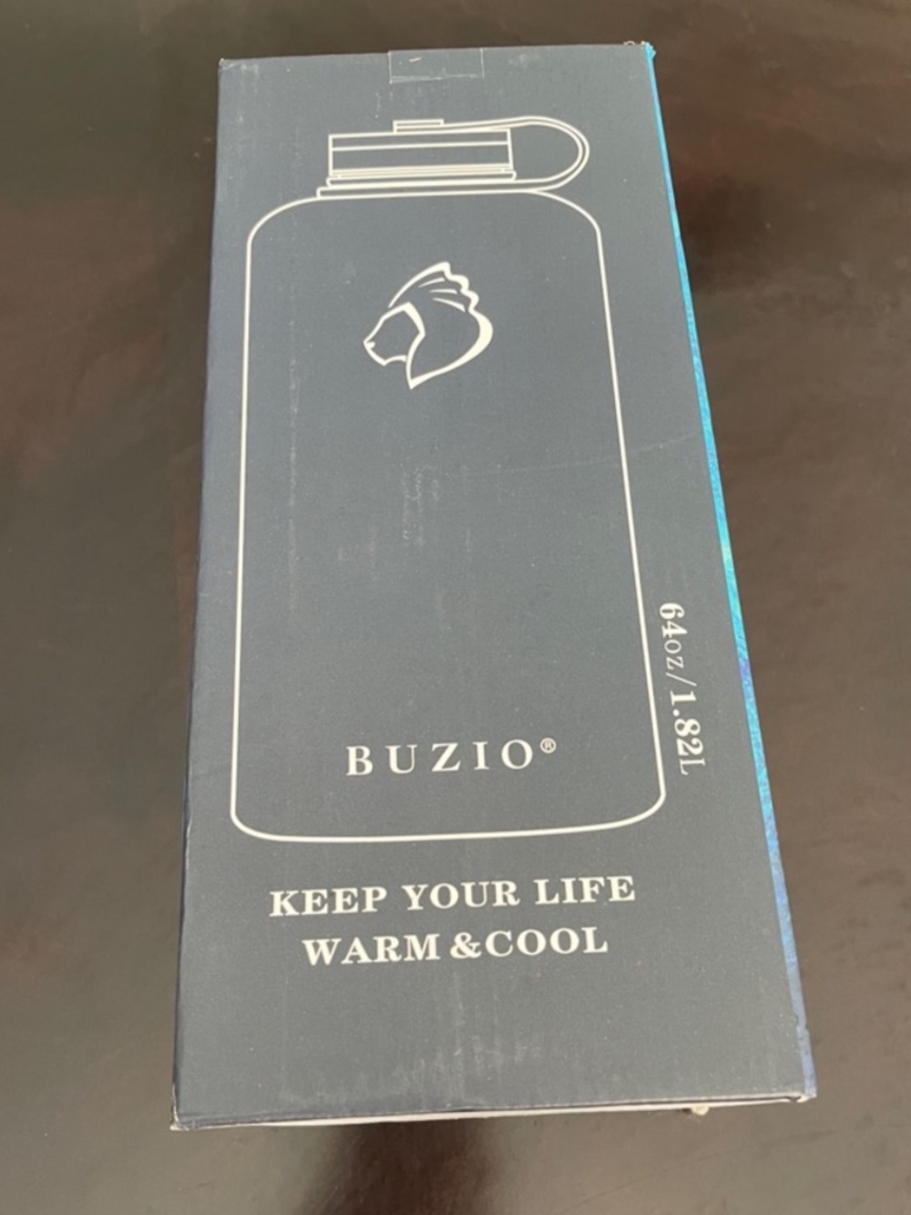 BUZIO Insulated Water Bottle - Black